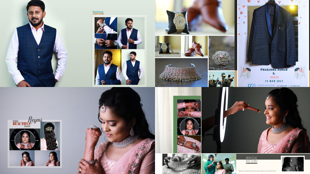 How to choose photos for Indian wedding album