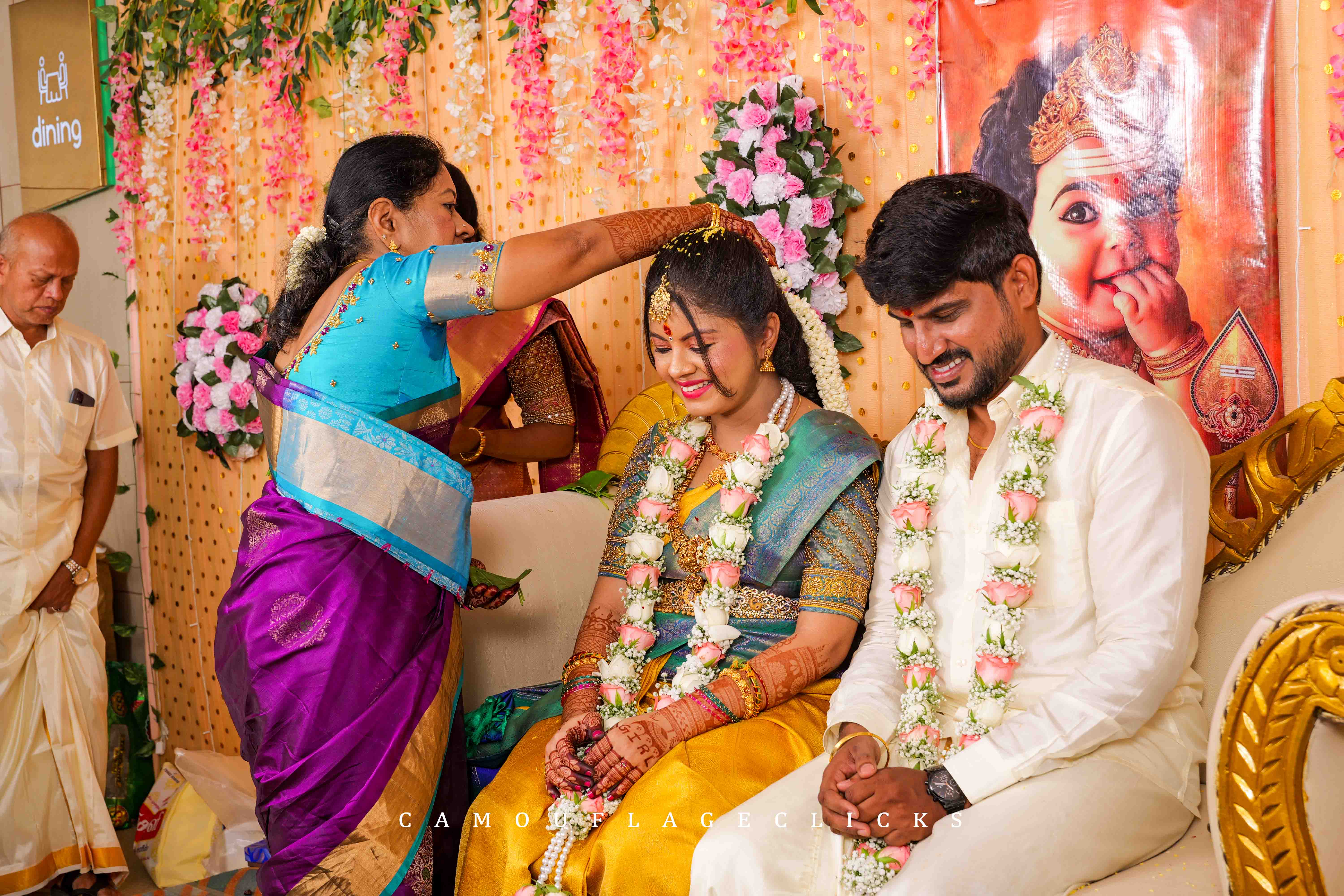 Kumaresan and Pavithra baby shower