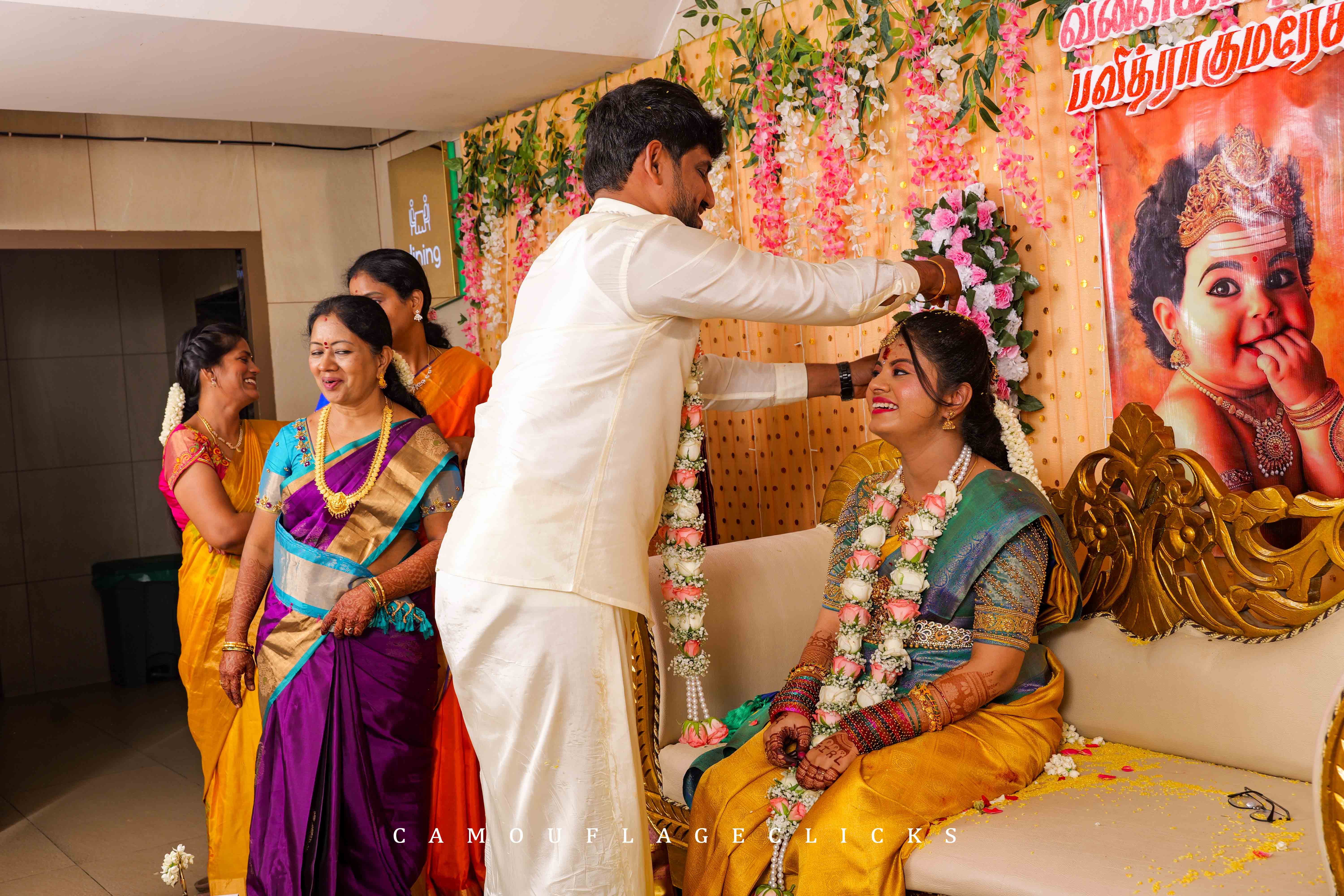 Kumaresan and Pavithra baby shower