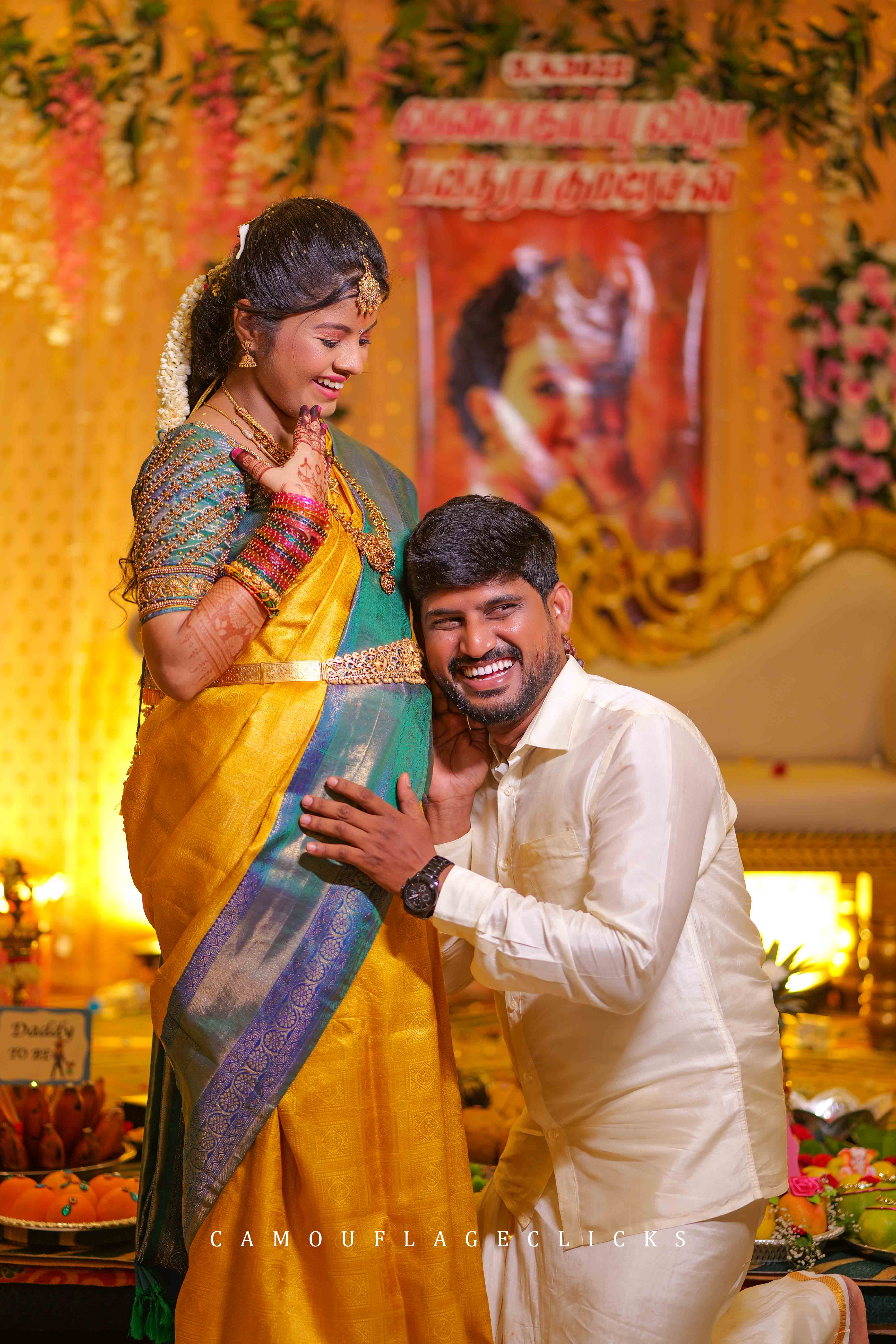 Kumaresan and Pavithra baby shower