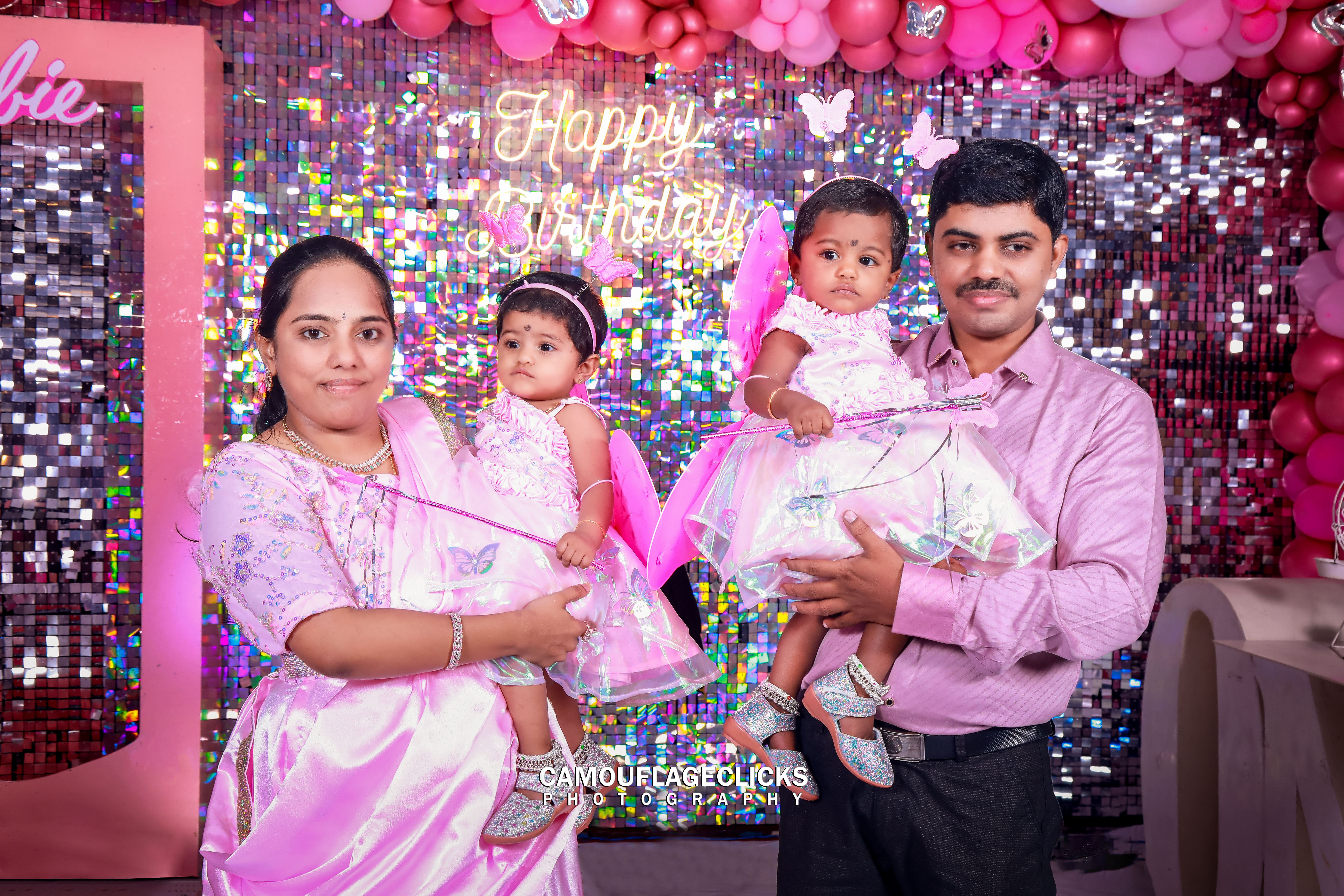 Shriyanshi & Shreeyanvi , Sanjeev Daughter, Birthday Photoshoot, Candid Photography 
